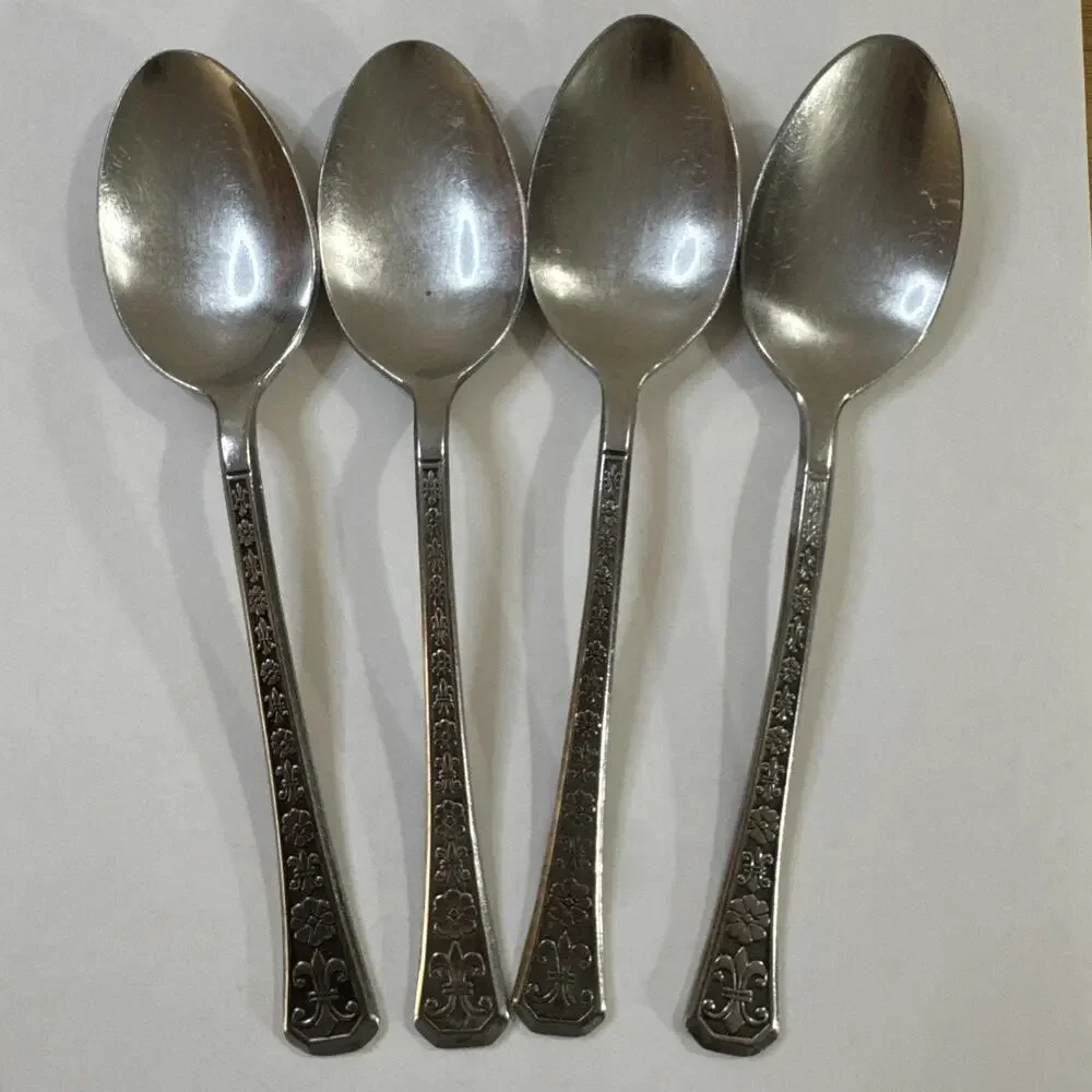 4 Tablespoons - Vintage Interpur Florenz 1960s - Stainless Flatware